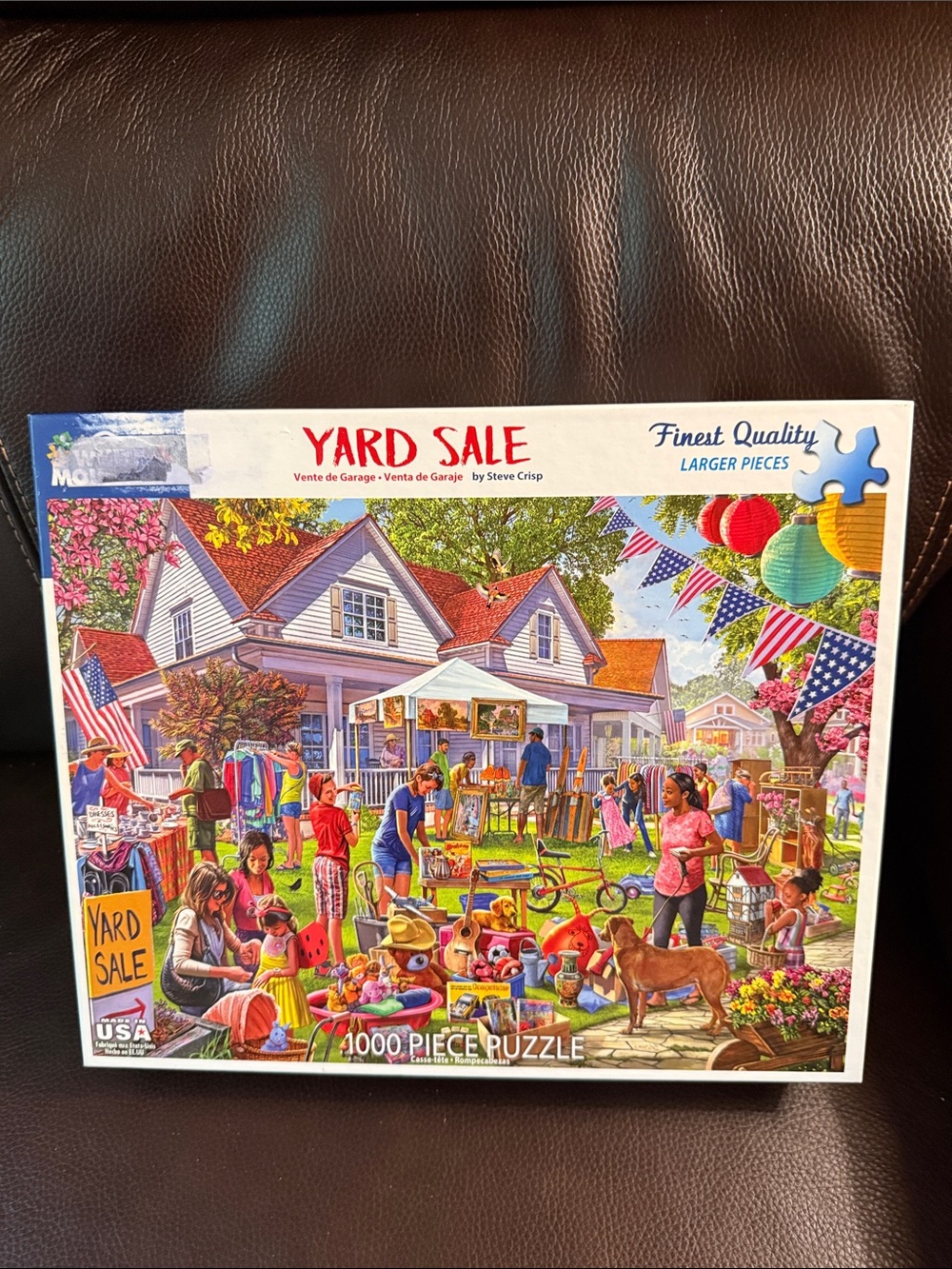 White Mountain yard sale . 1000 pieces jigsaw puzzle. Excellent condition